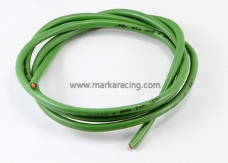 Marka Racing 11AWG/4mm Cavo in Silicone di Alta Qualit - Verde (1Pz)