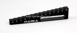 Marka Alu Chassis Droop Gauge -3-10mm 1/10 Cars
