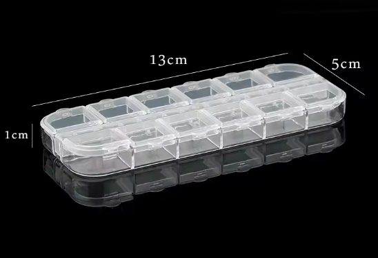 Marka Racing Scatola porta Minuteria - 12 Scomparti - 130x50mm