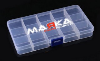 Marka Racing Scatola porta Minuteria - 15 Scomparti Removibili - 170x100mm