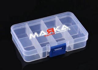 Marka Racing Hardware Box - 8 Compartments Adjustable - 105x65mm