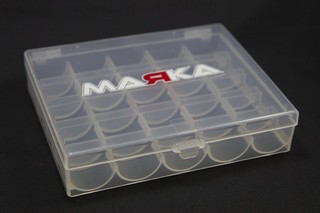Marka Racing Plastic Box - 25 Compartments for Mini-Z Tires