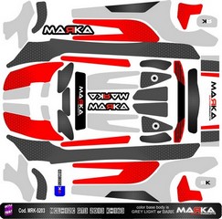 Marka Adesivi per Carrozzeria Mini-Z Kyosho MC-12C Cod. MZN163 - Colore4 (1Pz)