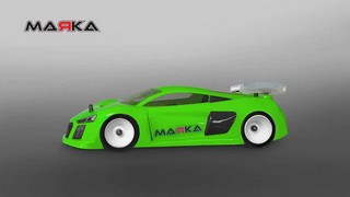 Marka Racing Mini-Z RK408 Carrozzeria in Lexan (Passo 98mm) - Leggera