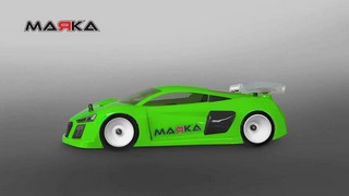 Marka Racing Mini-Z RK408 Racing Lexan Body Kit (98mm W/B) - Regular