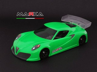 Marka Racing Mini-Z RK-4C Racing Lexan Body Kit (98mm W/B) - Regular