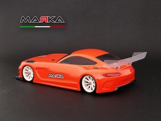 Marka Racing Mini-Z RK-AMGT Racing Carrozzeria in Lexan (Passo 98mm) - Leggera