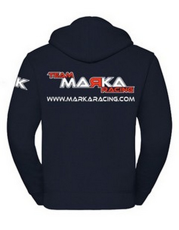 MARKA Felpa con Cappuccio Marka+Awesomatix - Blu Navy (XXL)
