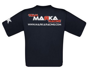 MARKA Maglietta Marka+Awesomatix - Blu Navy (XXL)