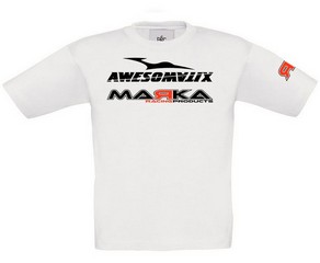 MARKA Maglietta Marka+Awesomatix - White (S) - Clicca l'immagine per chiudere