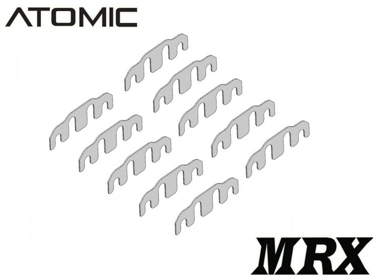 Atomic MRX-UP16P1 - MRX SF Camber Shims (0.2mm 10 pcs)