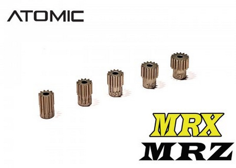 Atomic MRX-UP18-CB - Hard Coated 64DP Pinion Set 11-15T (8.5mm Tall)