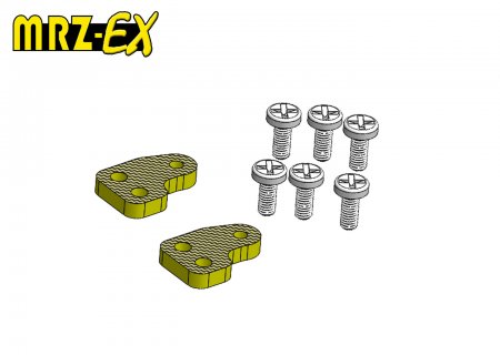 Atomic MRZ-EX-01 - Lower Arm Droop Plate w/ M1.2 Screws (2 set)