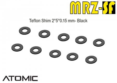 Atomic MRZSF-06 - MRZ SF Knuckle Teflon Shim 2*5*0.15 mm (10 pcs)