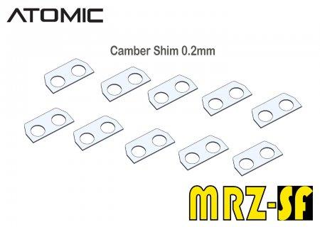 Atomic MRZSF-07 - MRZ SF Camber Shim 0.2mm (10 Pcs)