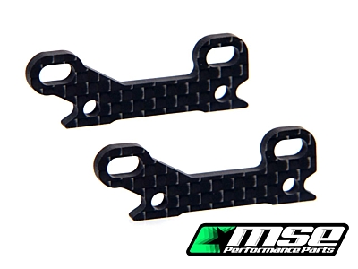 Mugen MA2005 - Front Carbon Upper Arm Bracket - Caster 4/5 (2pcs)