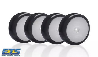 Matrix 1:10 EP 36R Rubber Tire Preglued Asphalt (4) ETS Stock