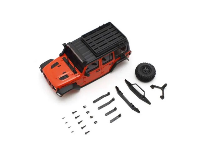 Kyosho MXB08MO - Bodyshell Jeep Wrangler Rubicon Mini-Z 4X4 MX01 M.Orange