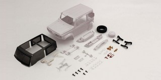 Kyosho MXN03 - Bodyshell Suzuki Jimny Sierra Mini-Z 4X4 MX01 (White Body)