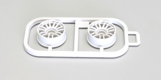 Kyosho Cerchi Mini-Z MR02-MR03 N - Offset 0 colore Bianco (2 pz)