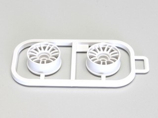 Kyosho Wheels Set White Mini-Z MR02-MR03 - Narrow 1.5 Offset (2 pcs)