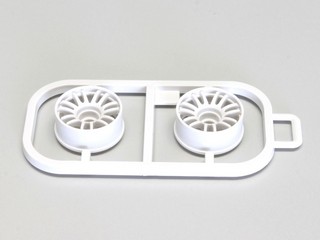 Kyosho Cerchi Mini-Z MR02-MR03 Wide - Offset 1.0 colore Bianco (2 pz)