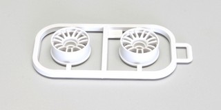 Kyosho Wheels Set White Mini-Z MR02-MR03 - Narrow 2.5 Offset (2 pcs)