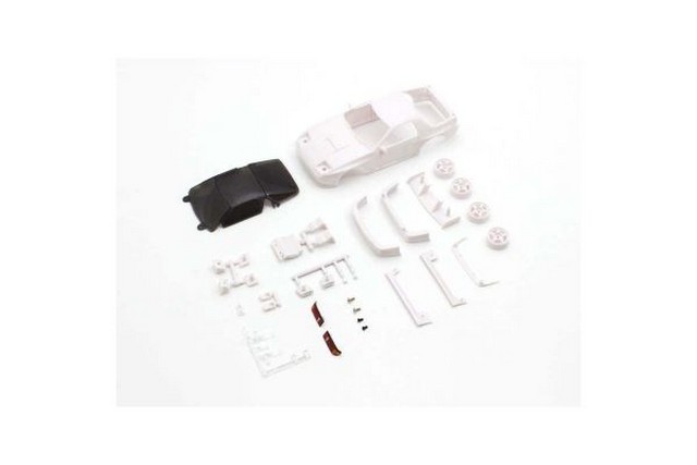 Kyosho MZN213 - Bodyshell Mazda Savanna RX-7 FC3S Mini-Z + 4WD Rims (White Body)