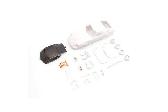 Kyosho MZN217 - Bodyshell Nissan Fairlady 240ZG Mini-Z + 4WD Rims (White Body)