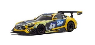 Kyosho MZP241YBK - Mini-Z Mercedes AMG GT3 Yellow-Black (W-MM)