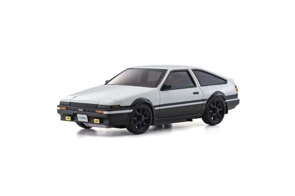 Kyosho MZP465WBK - Mini-Z Toyota Sprinter Trueno AE86 White-Black (MA020) Body