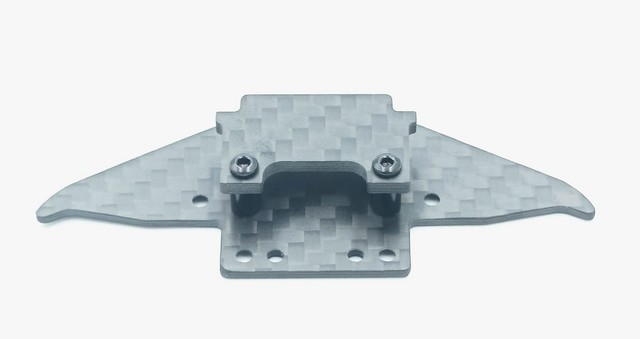 Marka Racing Bumper Anteriore in Carbonio per Jomurema GT01 + Body Mount