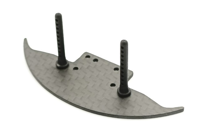 Marka Racing Bumper Anteriore in Carbonio per PN Racing C9 ABS + Colonine