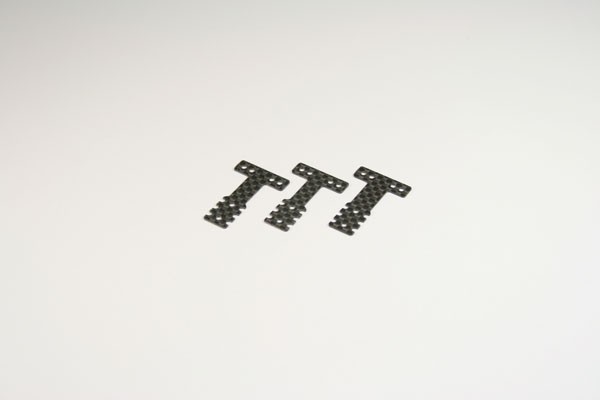 Kyosho Piastra Sospensione in Carbonio per Mini-Z MR03 RM/HM - 3 Pcs