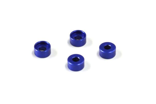 Kyosho MZW418-25 - Alu Collar for MZW418 Mini-Z MR03 2.5mm (4) Blue