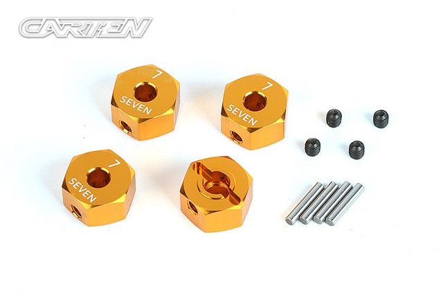 CARTEN NBA344 - 12mm Hex Hub 7mm (4 pcs)