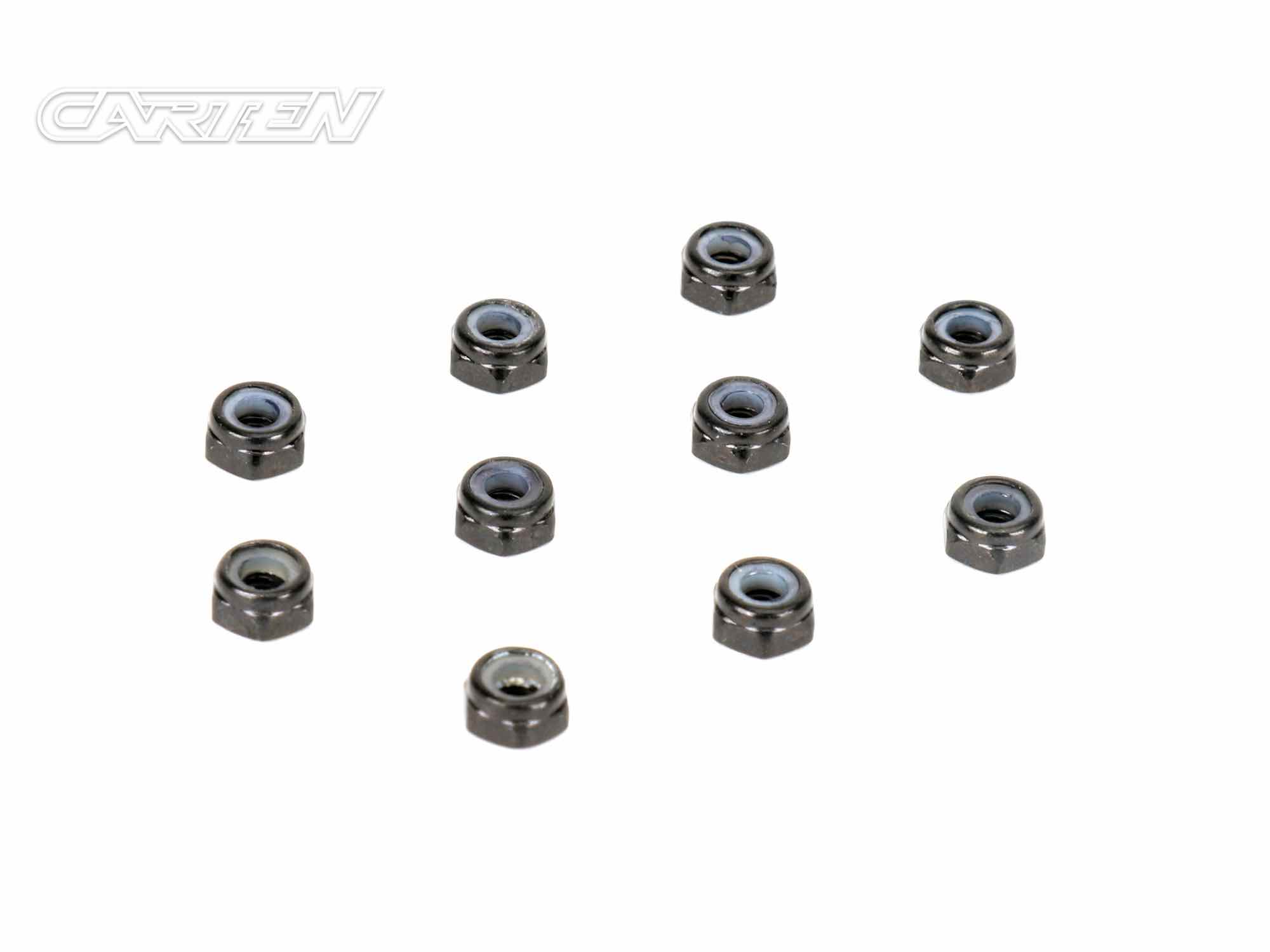 CARTEN NHA474 - M3 Thin Nylon Locking Hex Nut