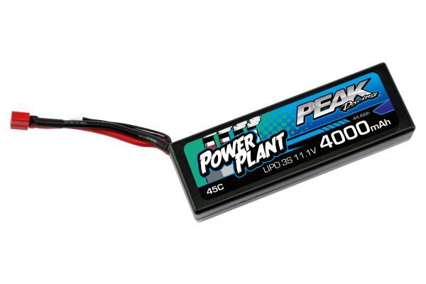 Peak Racing PEK00552 - Power Plant Lipo 3S-11.1V-4000-45C-DEANS 12AWG