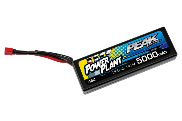 Peak Racing Power Plant Lipo 4S-14.8V-5000-45C-DEANS 12AWG