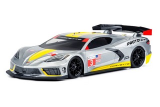 Protoform Chevrolet Corvette C8 Clear Bodyfor 190mm TC