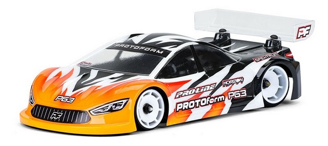 Protoform 1590-15 - P63 Light Weight Clear Bodyfor Mini-Z & other 1/28 Chassis (98mm WB)