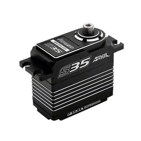 PowerHD PHD061 - S35 Silver HV CNC Brushless Digital Servo 35.0KG/0.07sec@8.4V