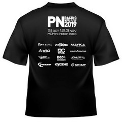 MARKA Maglietta PNWC 2019 - Nera (XXL)