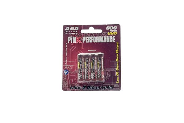 Pink Performance PP2-800AAA-HV - Batteria R3-AAA Ni-Mh 800Mah (4) UHO