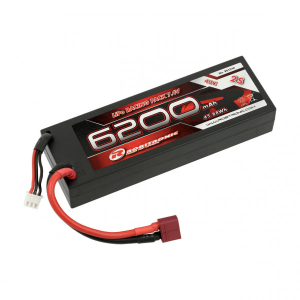Robitronic R05240 - LiPo Battery 6200mAh 2S 40C T-Plug