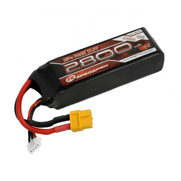 Robitronic R05259 - LiPo Akku 2800mAh 3S 45C XT60 (25x34x105)