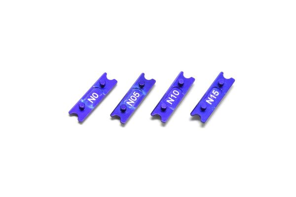 Route 246 R246-1331B - Front Spring Mount R246 Mini-Z MR03-N (0-0.5-1-1.5mm) Alu