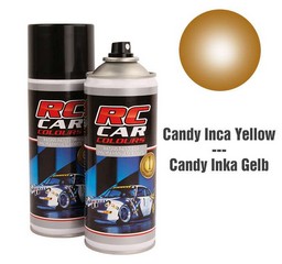 RC Colours Lexan Spray Candy Inca Yellow 150ml
