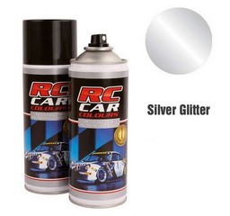 RC Colours Lexan Spray Silver Glitter 924 150ml