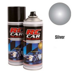 RC Colours Lexan Spray Silver 933 150ml
